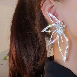 Half Flower Earrings